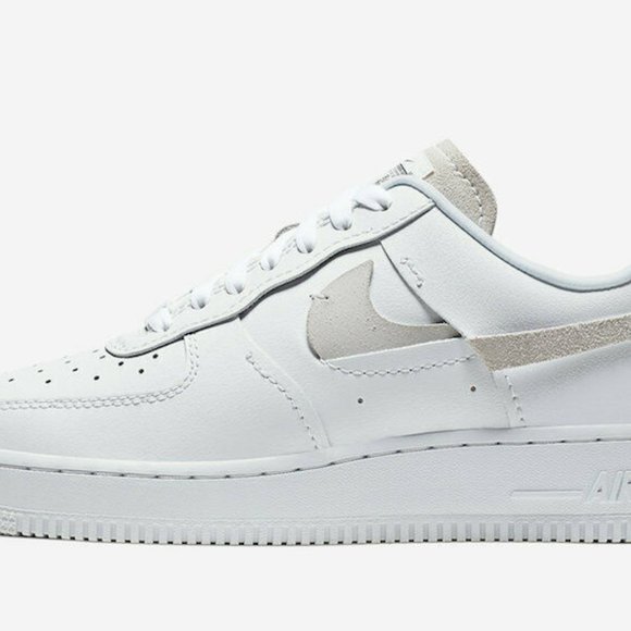 Nike Air Force 1 07 Lux Inside Out Women's 898889 103 White Blue Red 7.5-8.5 - Picture 6 of 11